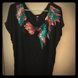 Sequin top. Great for going out